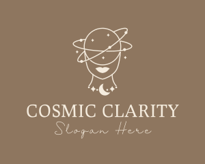 Woman Cosmic Fortune Teller  logo