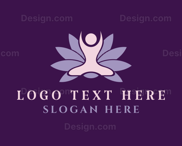 Zen Meditation Lotus Logo