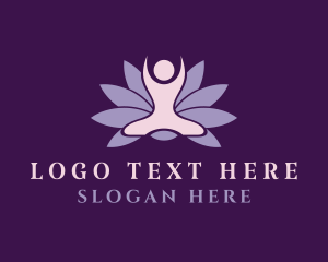 Zen Meditation Lotus  logo