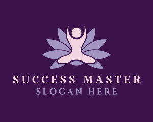 Zen Meditation Lotus  logo