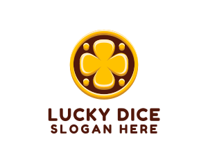 Lucky Clover Coin logo design