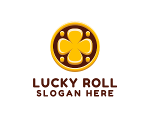 Lucky Clover Coin logo design