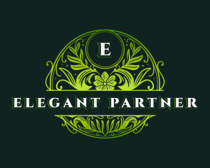 Natural Organic Florist Logo