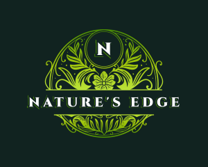 Natural Organic Florist logo design