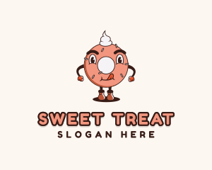 Sweet Donut Dessert logo