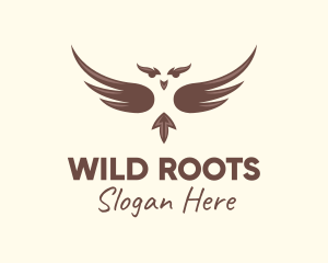 Wild Owl Bird logo design