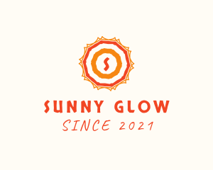 Summer Sun Umbrella logo design