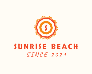 Summer Sun Umbrella logo design