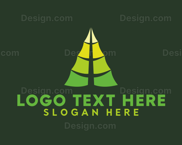 Organic Leaf Tree Logo