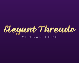 Elegant Handwritten Signature logo