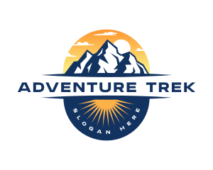 Mountain Alpine Adventure logo design