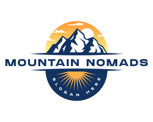 Mountain Alpine Adventure logo design