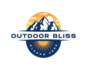 Mountain Alpine Adventure logo design