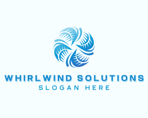 Air Conditioning HVAC Propeller  logo design