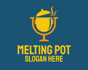 Steaming Hot Pot logo design