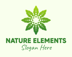 Natural Herb Lantern logo design