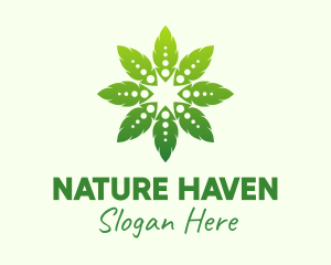 Natural Herb Lantern logo design