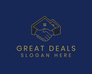 Housing Real Estate Deal logo design