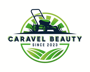 Lawn Mower Trimmer logo design