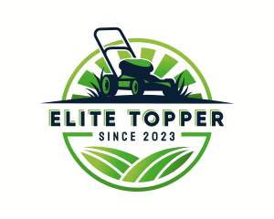 Lawn Mower Trimmer logo design