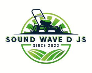 Lawn Mower Trimmer logo design