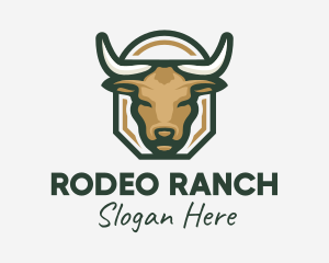 Bullfighting Ranch Animal logo design