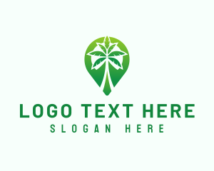 Marijuana Cannabis Leaf logo