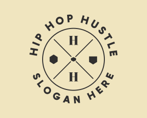 Hipster Boutique Bar logo design