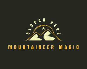 Mountain Sun Hiking logo design