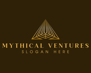 Triangle Technology Pyramid logo design