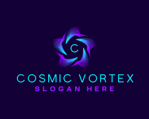 Digital Vortex Cyber logo design