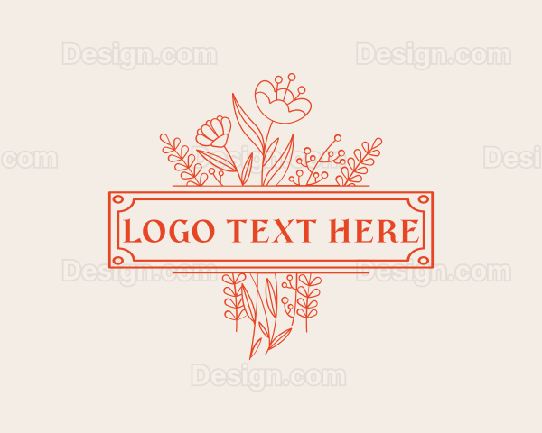 Floral Bouquet Florist Logo