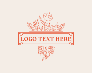 Floral Bouquet Florist logo design