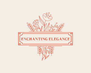 Floral Bouquet Florist logo design