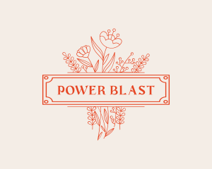 Floral Bouquet Florist logo design