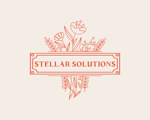 Floral Bouquet Florist logo design