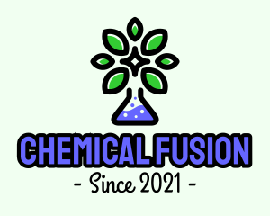 Herbal Chemical Science logo design