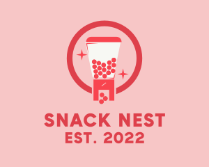 Candy Vending Machine logo design