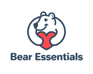 Bear Hug Heart logo