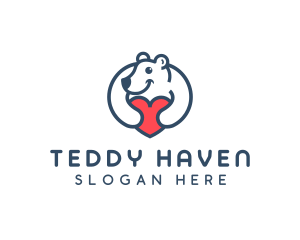 Polar Bear Hug logo design