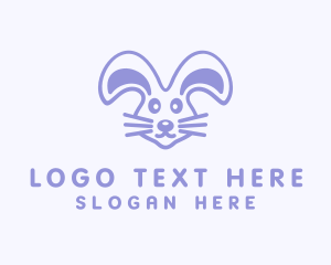 Violet Cute Rabbit Pet logo