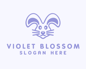 Violet Cute Rabbit Pet logo