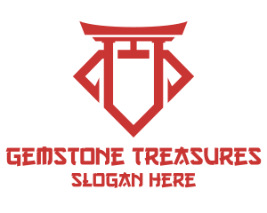 Diamond Shrine Gate logo design