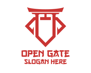 Diamond Shrine Gate logo design