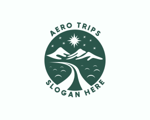 Peak Mountaineering Trip logo design