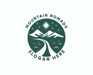 Peak Mountaineering Trip logo design