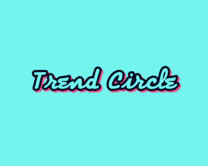 Bright Cursive Retro logo