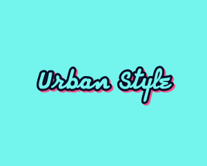 Bright Cursive Retro logo