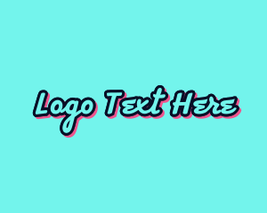 Trend - Bright Cursive Retro logo design