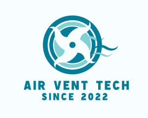 Air Conditioner Cooling Fan logo design